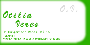 otilia veres business card